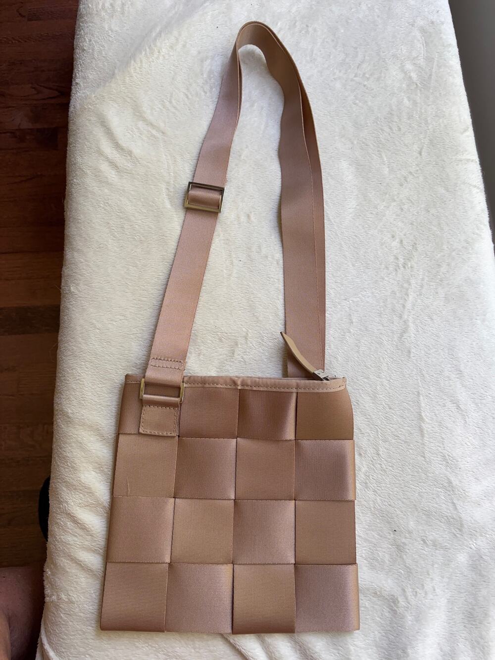 Seatbelt Bag in Champagne